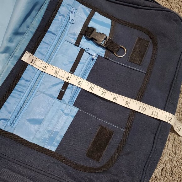 Y2K Vintge Mudd Blue Crossbody Messenger Bag - Picture 7 of 11